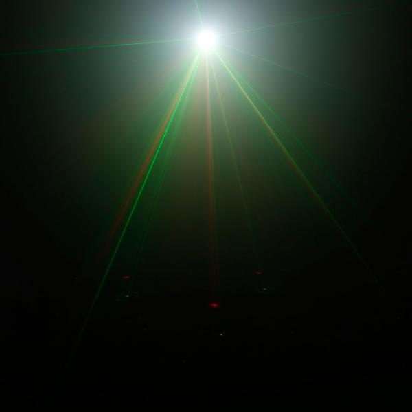 Cameo STORM FX - 3-in-1 Lichteffekt mit Grating-Laser, Strobe und Derby-Effekt inkl. IR-Fernbedienung