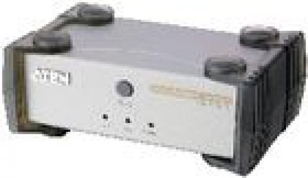2-Port KVM Switch Silber