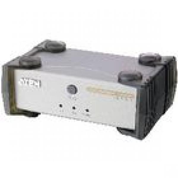 2-Port KVM Switch Silber