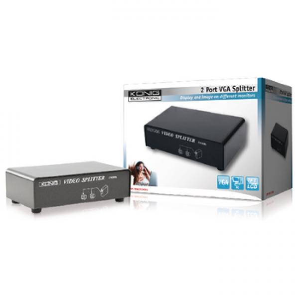 2-Port VGA-Verteiler Schwarz