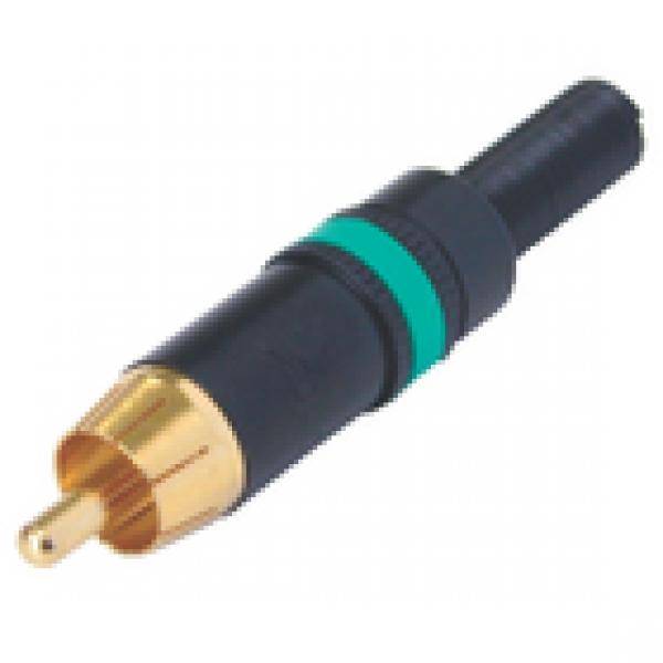 Video-Anschluss RCA Male Schwarz