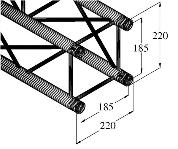 ALUTRUSS DECOLOCK DQ4-750 4-Punkt-Traverse