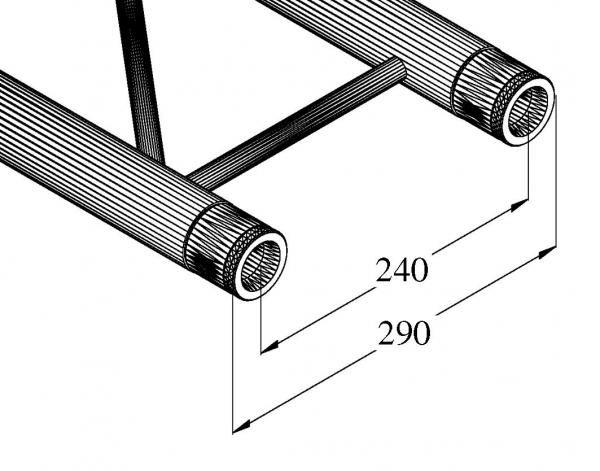 ALUTRUSS BILOCK E-GL22 2000 2-Punkt-Traverse