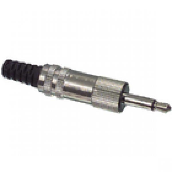 Audio-Stecker 3.5 mm Male Silber