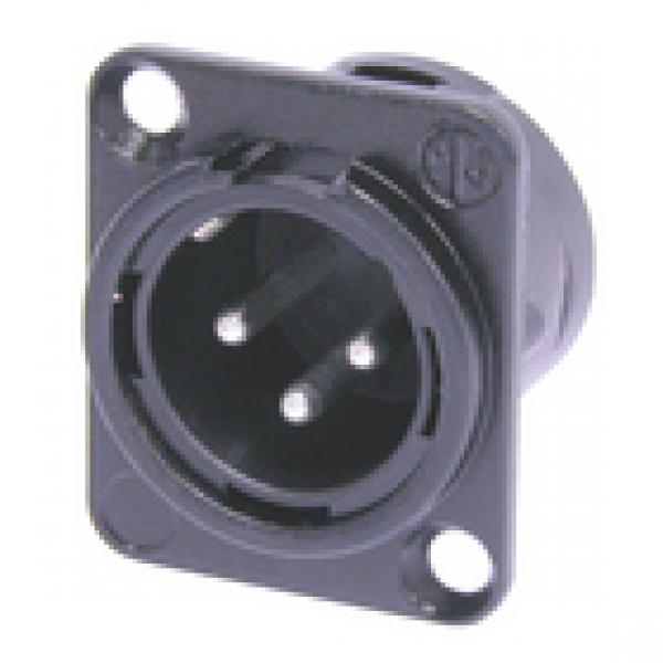 Stecker XLR Male Schwarz