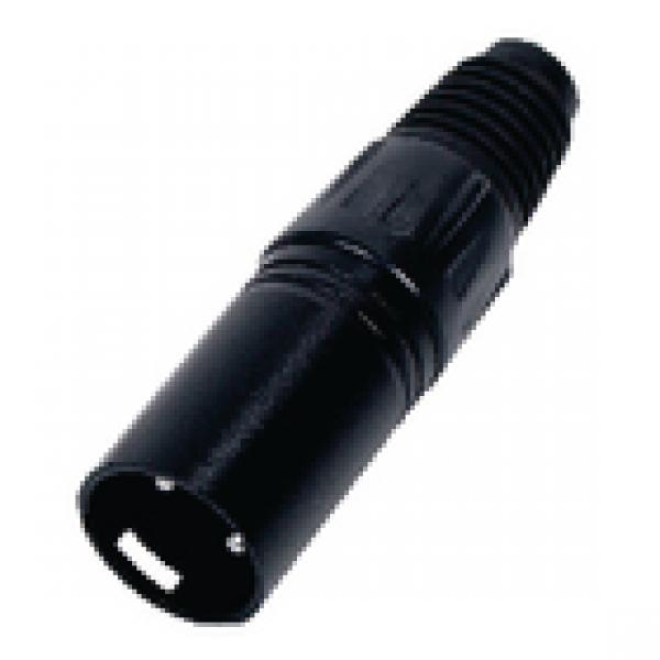 Stecker XLR Male PVC Schwarz