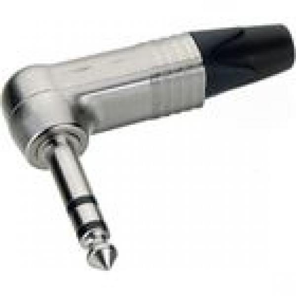 Audio-Stecker 6.35 mm Male Metall Silber