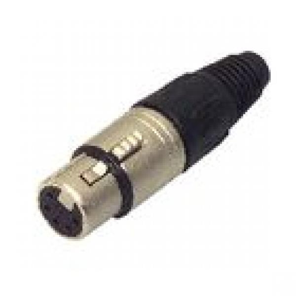 Stecker XLR Female Silber