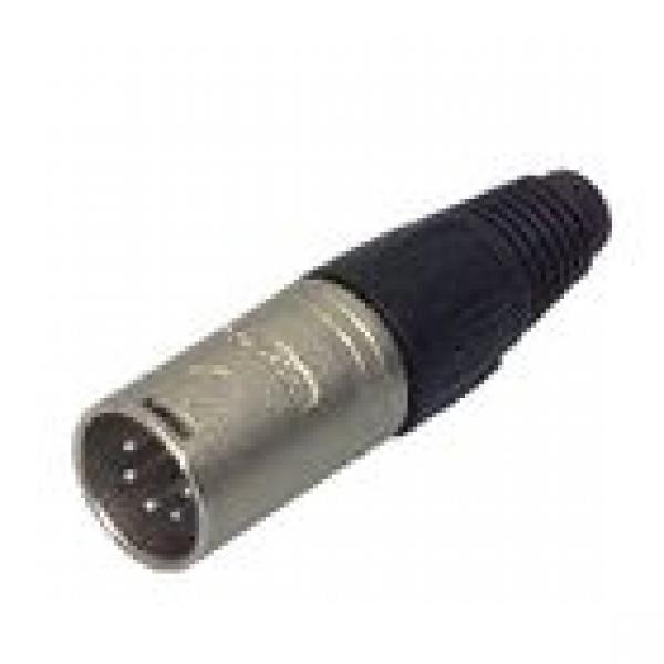 Stecker XLR Male Silber