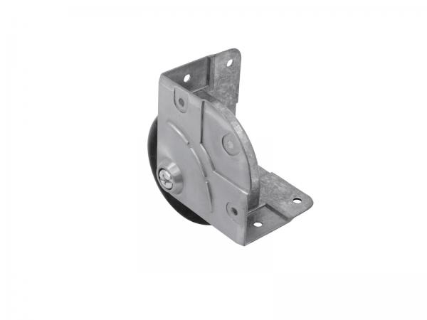 ROADINGER Eckrolle schwarz 104x81x65mm
