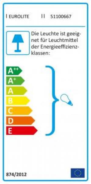 EUROLITE GU-10 Fassung Netzkabel Stecker Schalter