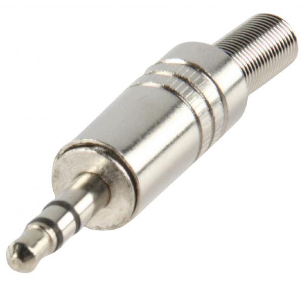 Audio-Stecker 3.5 mm Male Silber