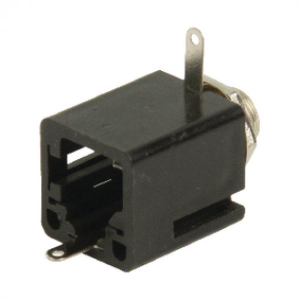 Audio-Stecker 6.35 mm Female Schwarz