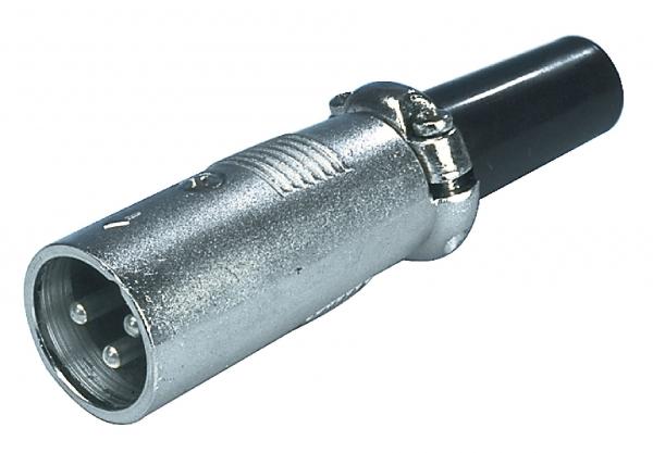 Stecker XLR 3-Pin Male Silber