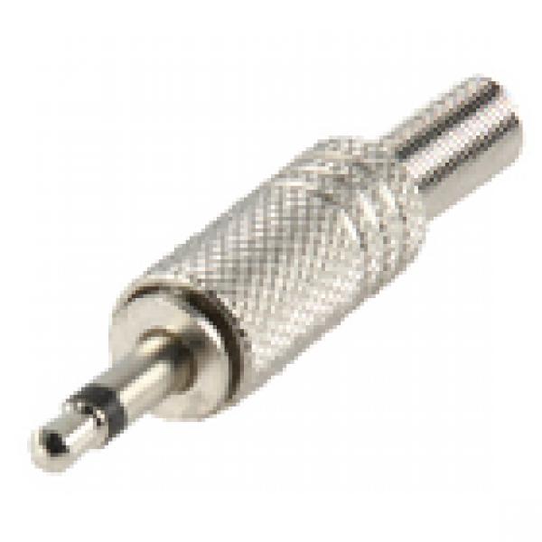 Audio-Stecker 3.5 mm Male Silber