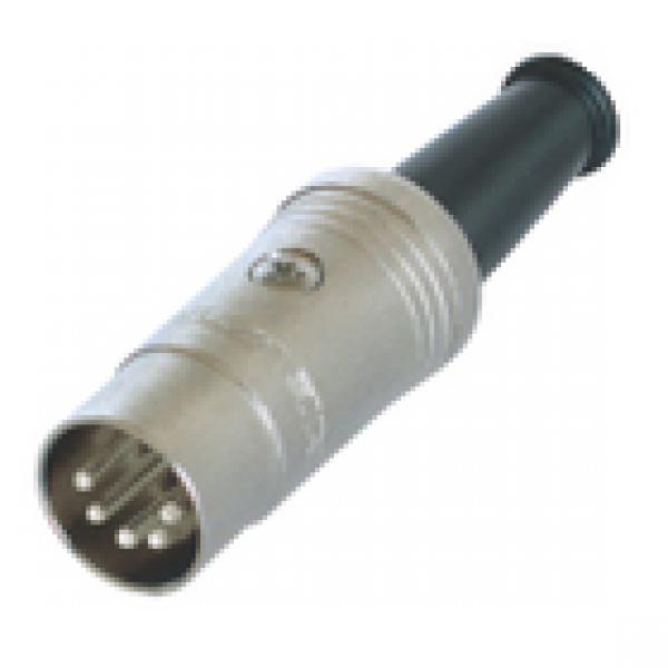 Stecker DIN Male Silber