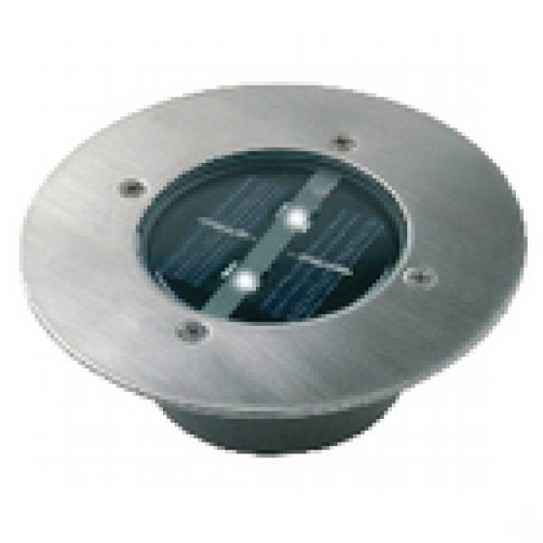 Solar-Bodenstrahler 2 LED Rund