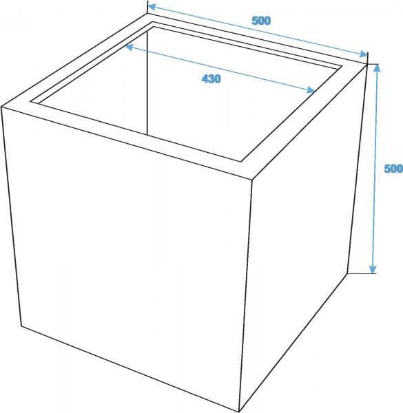 EUROPALMS LEICHTSIN BOX-50, braun, glänzend