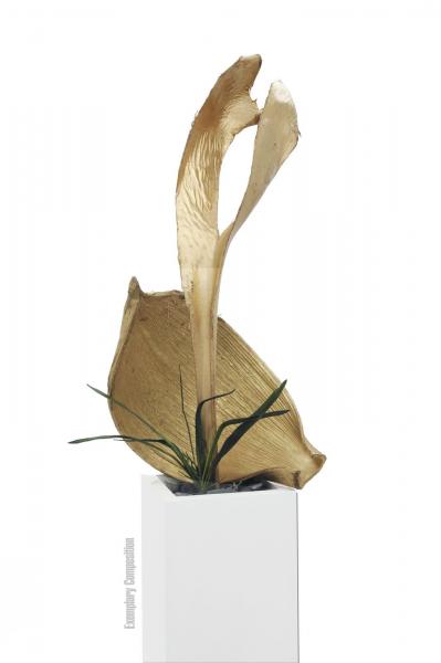 EUROPALMS Galarablatt, getrocknet, gold