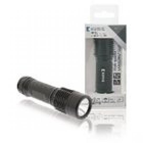 LED-Taschenlampe 280 lm Schwarz