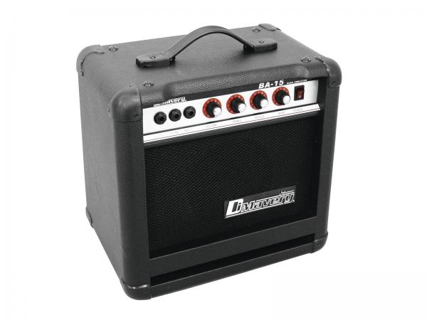 DIMAVERY BA-15 Bass-Verstärker 15W sw