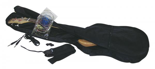 DIMAVERY JB-302 E-Bass, weiß